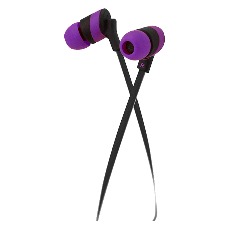 Audifonos Klip Xtreme 3.5mm  In-ear KolorBudz Púrpura