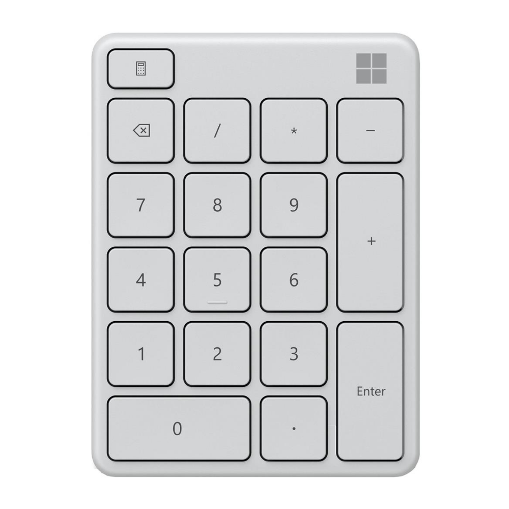 Teclado Numérico Bluetooth Microsoft Number Pad Glaciar