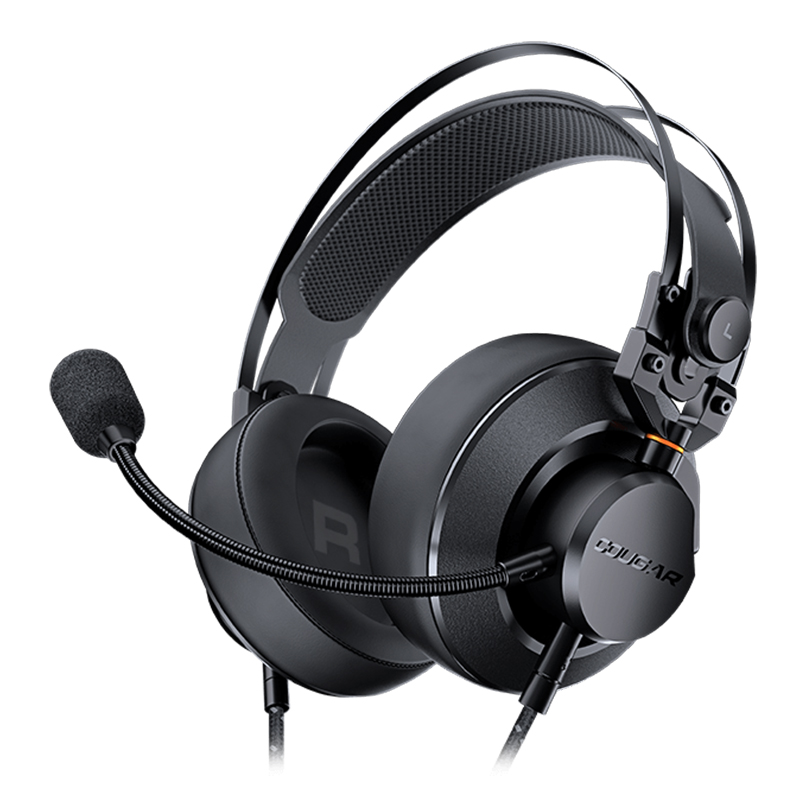 Audífonos tipo Headset Cougar VM410 Classic 3.5mm con Micrófono Negro