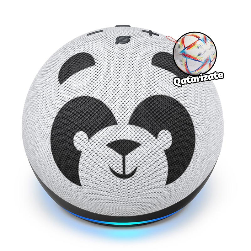 Bocina Inteligente Amazon Echo Dot (4th Gen) Panda con Alexa con Control Parental