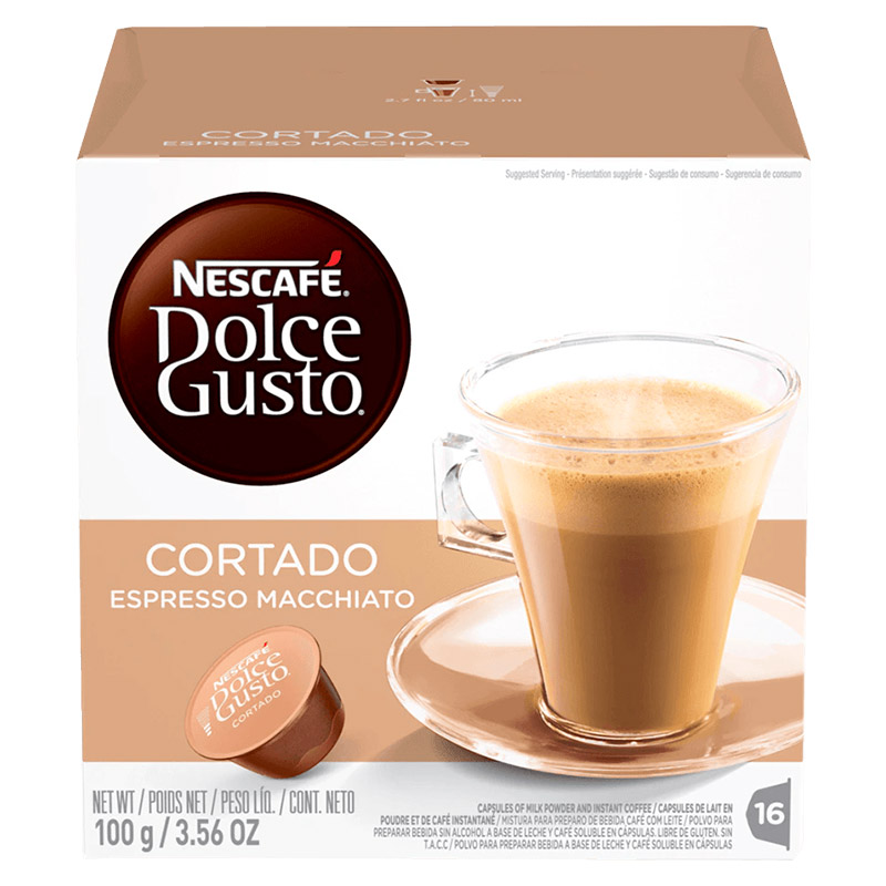 Cápsulas Nescafé Dolce Gusto Cortado Espresso Macchiato