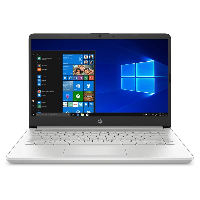 Laptop HP 14-dq2038ms Touch 14" i3-1115G4 8GB RAM 256GB SSD Plateado W10 Home Teclado Inglés
