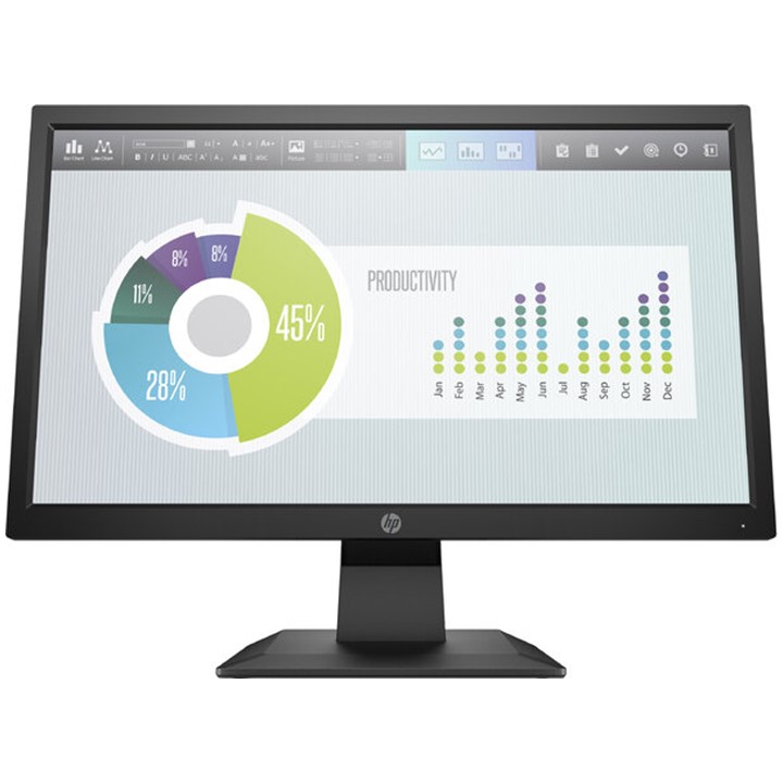 Monitor 19.5" LED HP P204v 1600x900 HDMI VGA