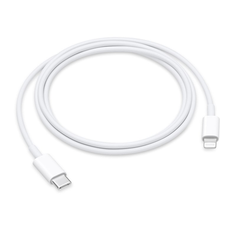 Cable USB-C a Lightning Apple 1 Metro Blanco