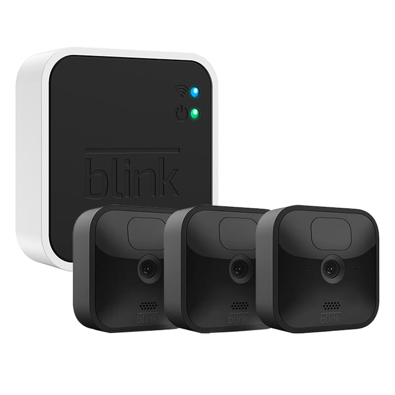 Cámara Inteligente Blink Outdoor Inalámbrica HD 1080p + Sync Module 3-Pack