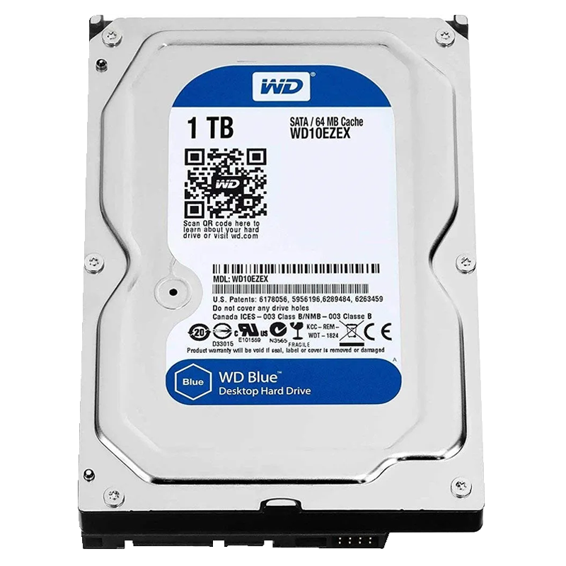 Disco Duro 3.5" 1TB Western Digital Blue 7200RPM Bulk