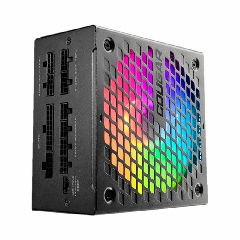 Fuente de Poder 750W Cougar Auric750 ARGB 80Plus Gold Modular