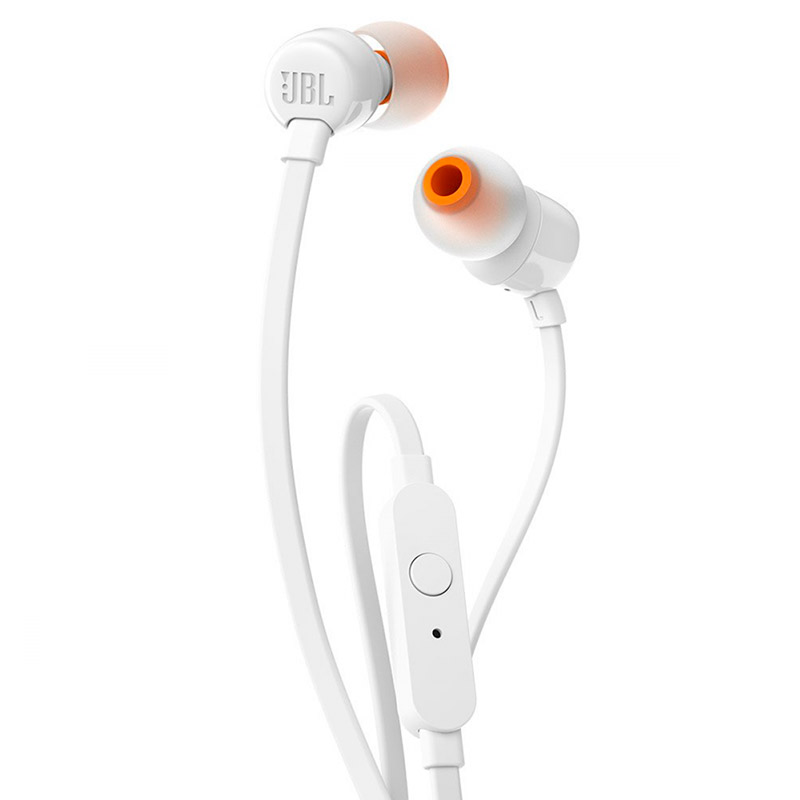 Audifonos JBL TUNE 110 3.5mm In-ear con Micrófono Blancos