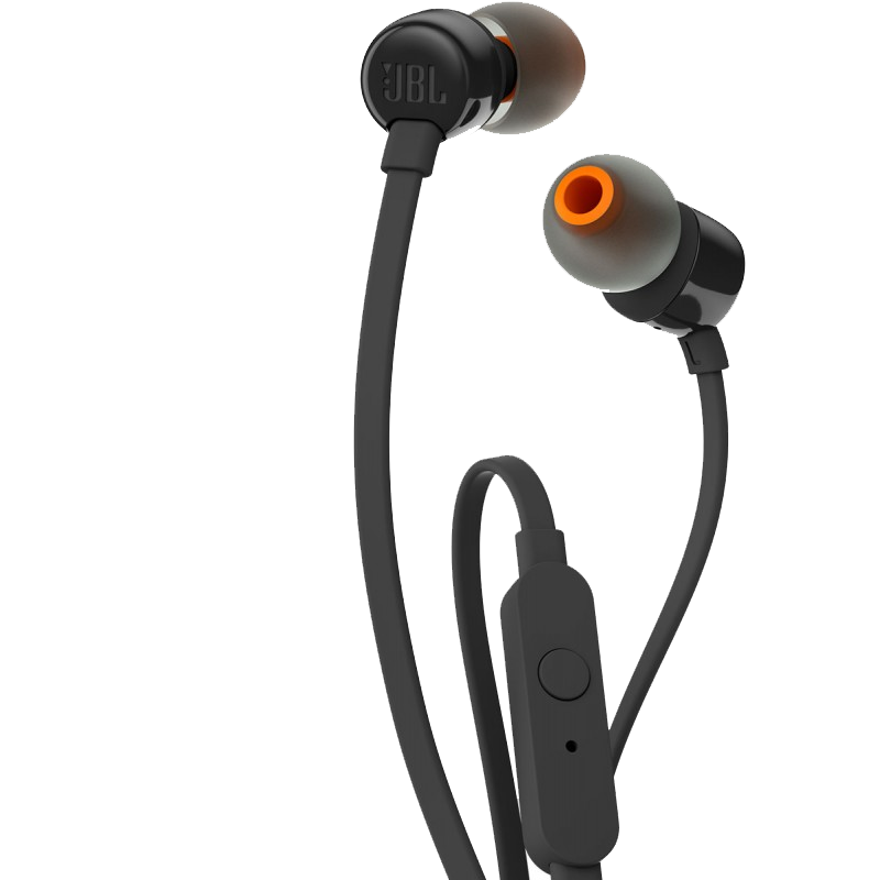 Audifonos JBL 3.5mm In-ear T110 con Micrófono Negro