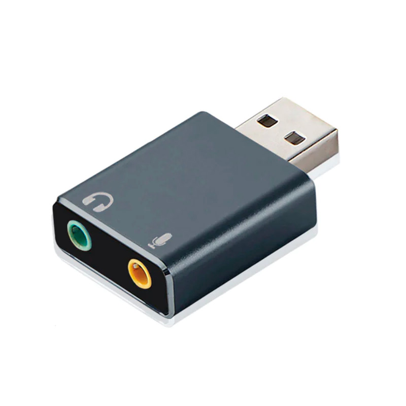 Adaptador USB a 3.5mm Argom ARG-CB-0067 USB 2.0