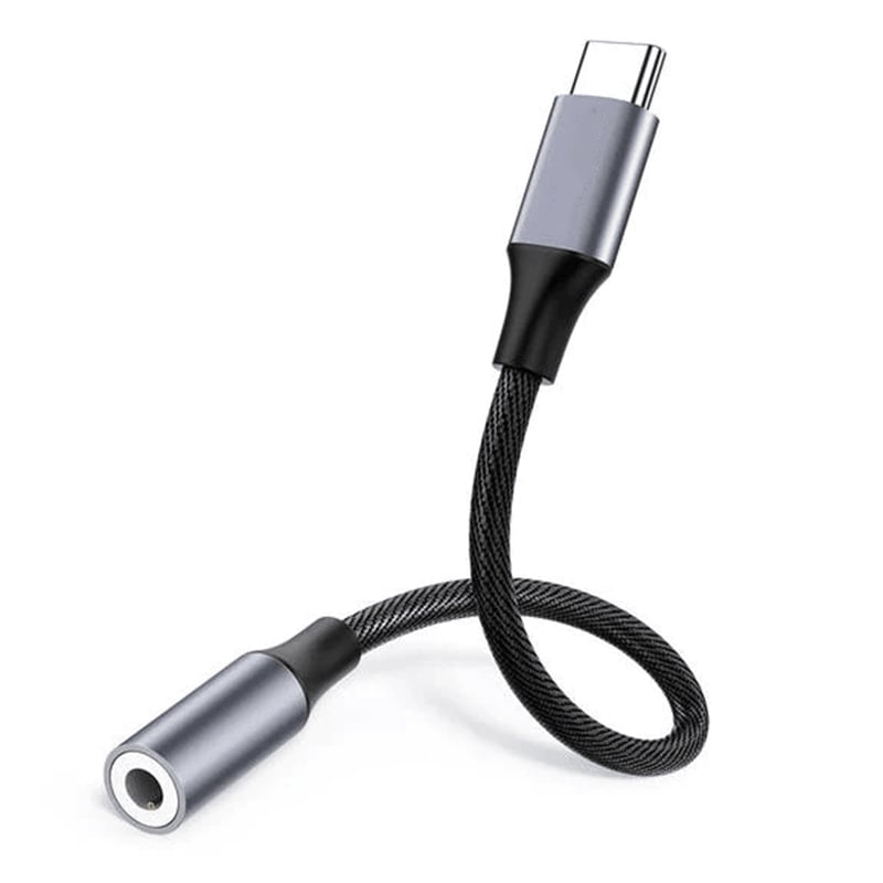 Adaptador USB-C  a 3.5mm AON AO-AD-1002 Negro