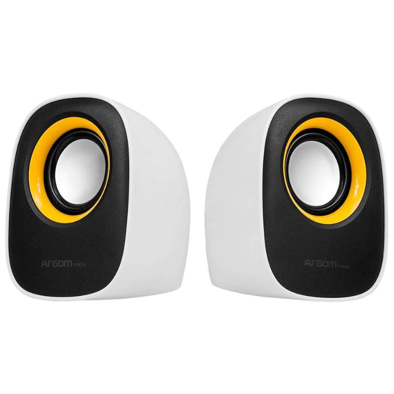 Bocina 2.0 Argom EKO USB/3,5mm 3W Blanco-Negro
