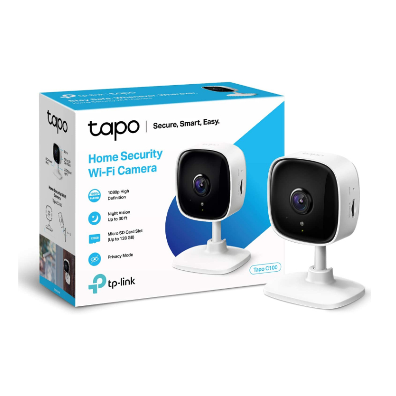 Cámara de Vigilancia TP-Link Tapo C100 Wi-Fi 1080p