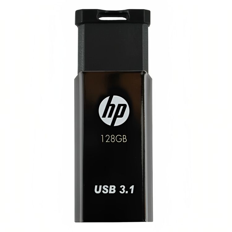 Memoria USB HP X770W 128GB 3.1 Push-Pull Negro
