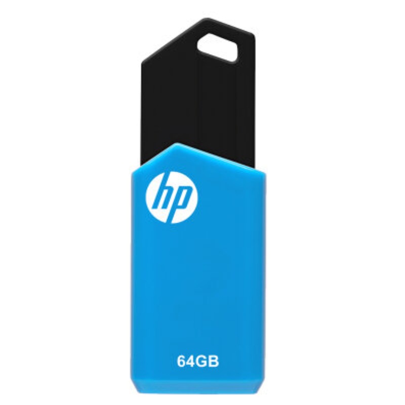 Memoria USB HP 64GB v150W 2.0 Flash Drives Celeste