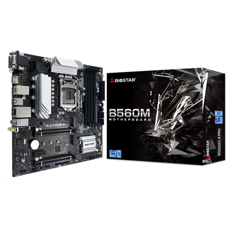 Motherboard Biostar B560MX-E PRO LGA1200 11th & 10th Gen 4xDDR4 Micro-ATX