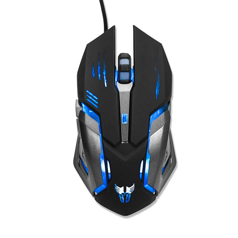 Mouse Gaming Alámbrico Óptico Argom Combat 2400DPI RGB Negro