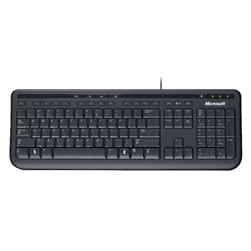 Teclado Microsoft USB Wired 600 Ingles