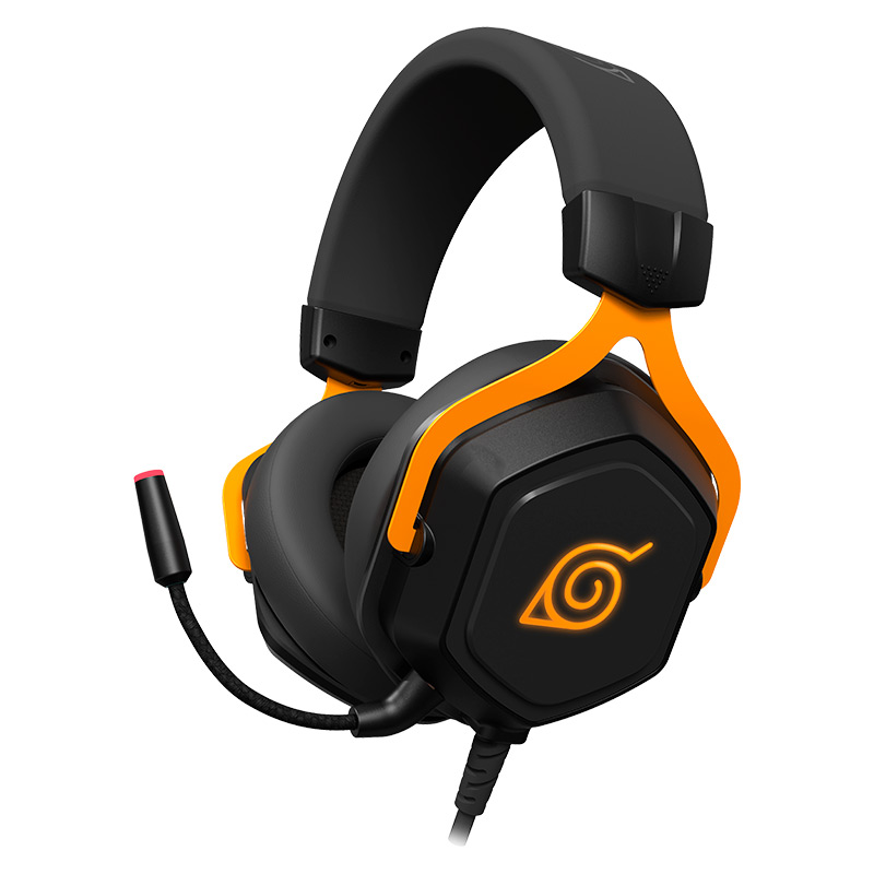 Audífonos Gaming Tipo Headset CheckPoint Naruto HX-200 RGB USB con Micrófono Edición Naruto