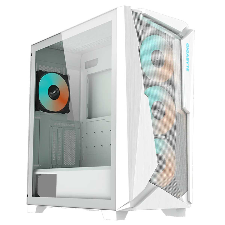 Case Gaming Gigabyte C301 GLASS Media Torre Vidrio Templado ATX Blanco (Sin Fuente)