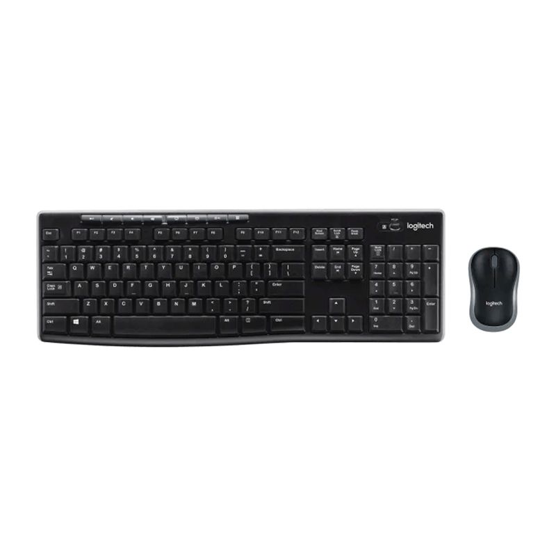 Teclado y Mouse Inalámbrico Logitech MK270 Negro Ingles