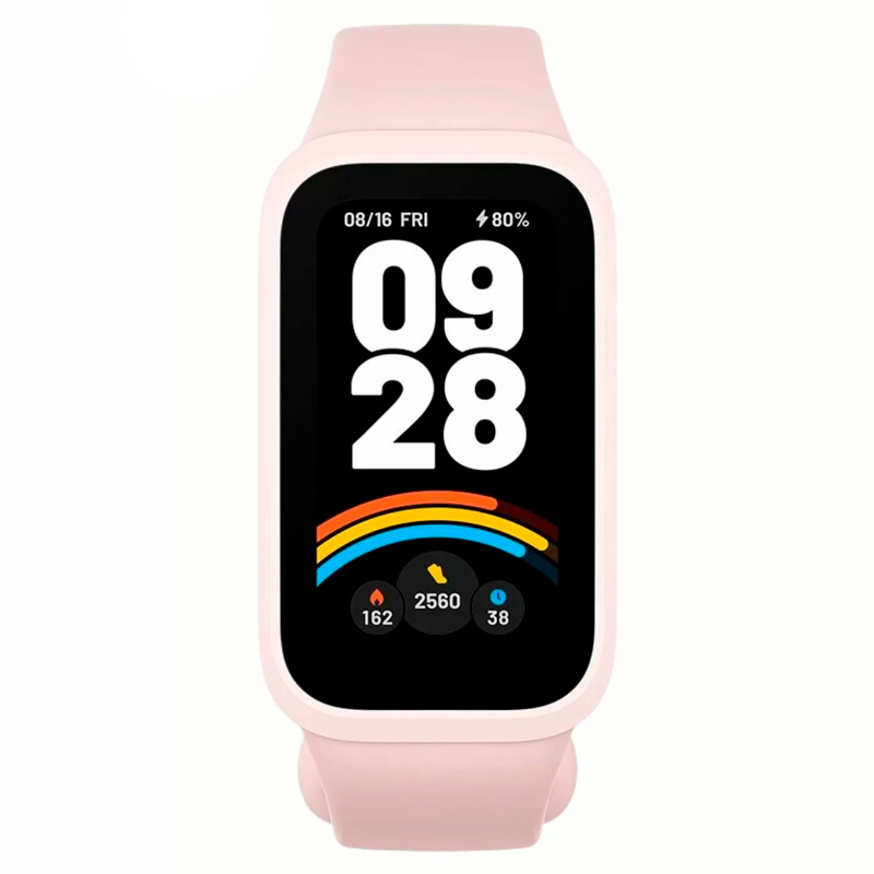 SmartWatch Xiaomi Smart Band 9 Active TPU Strap 45mm Rosada