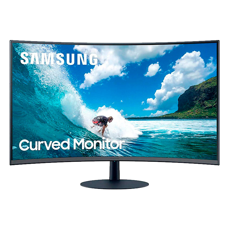 Monitor 27" LED Samsung LC27T550FDLXZP 1920x1080 Curvo VGA HDMI DP