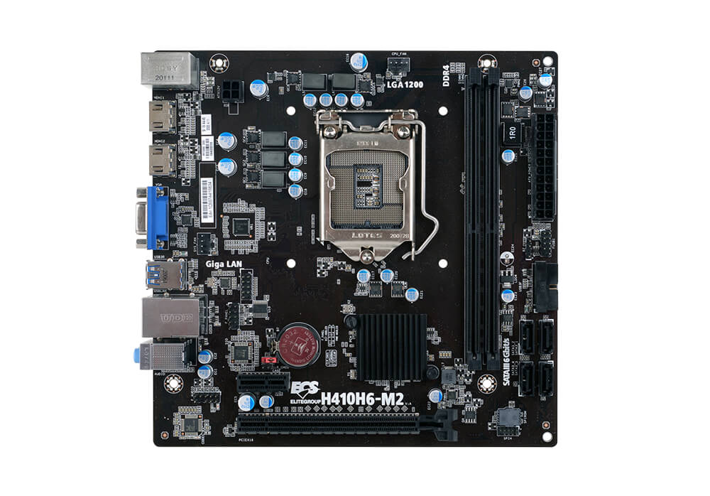 Motherboard ECS H410H6-M2 Socket LGA 1200 2xDDR4 Micro-ATX