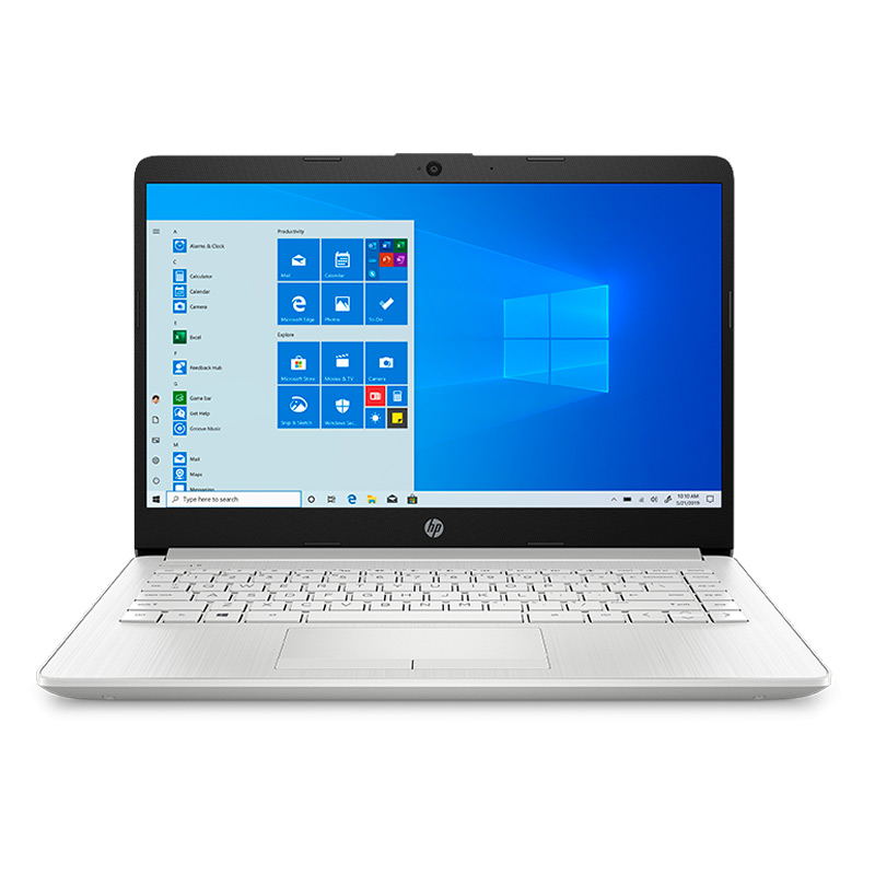 Laptop HP 14" 14-cf2074la i5-10210U 8GB RAM 256GB SSD Plateada W10 Home Teclado Español