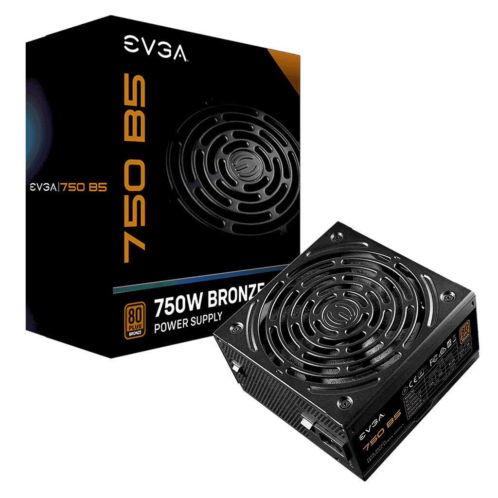 Fuente de Poder 750W EVGA 750 B5 80-PLUS Bronce Modular