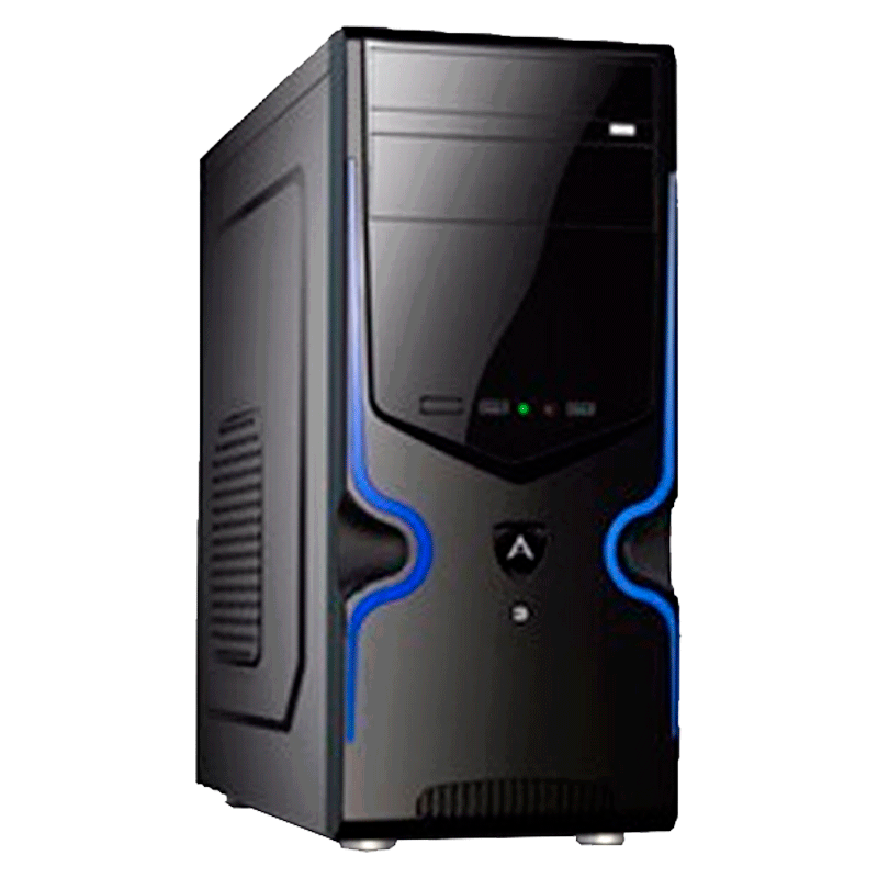Case Agiler AGI-C007B Media Torre Micro-ATX con Fuente 600W