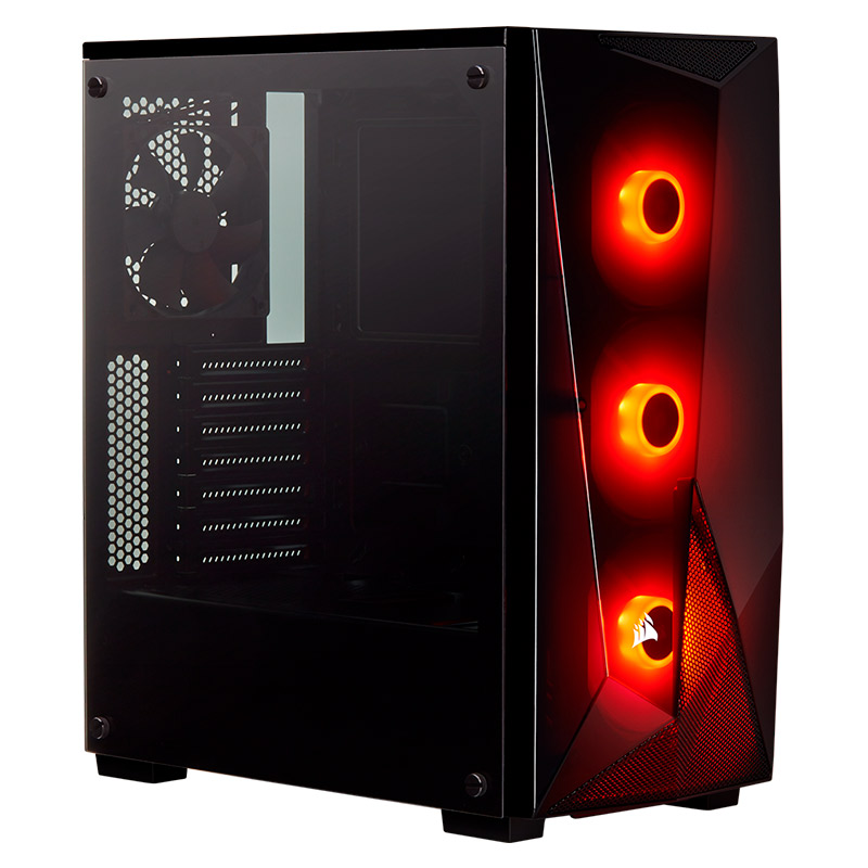 Case Gaming Corsair SPEC-DELTA RGB Media Torre Negro ATX (Sin Fuente)