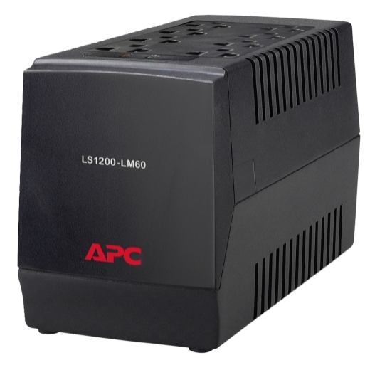 Regulador de voltaje APC 1.200VA, 8 Salidas