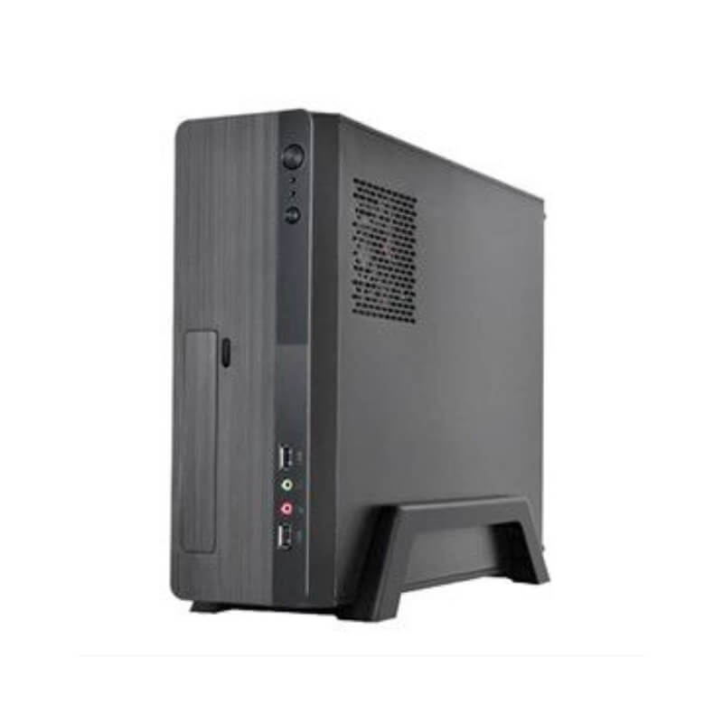 Case Agiler Ultra Slim Media Torre Micro-ATX Fuente de 600W