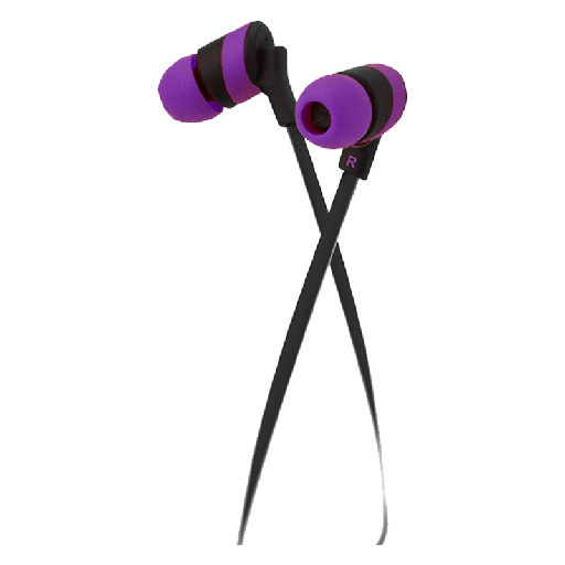 [KHS-625PR] Audifonos Klip Xtreme 3.5mm  In-ear KolorBudz Púrpura