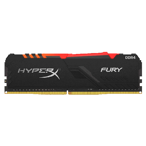 [HX426C16FB3A/16] Memoria DDR4 DIMM 16GB Kingston HyperX Fury RGB 2666MHz CL16