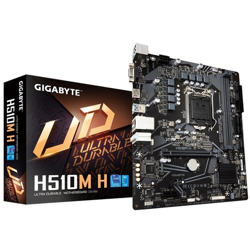 [H510M H] Motherboard Gigabyte H510M-H Socket LGA1200 11th & 10th Gen 2xDDR4 Micro-ATX