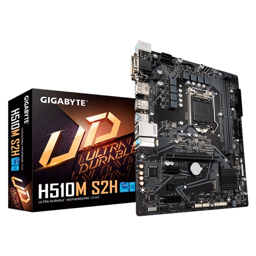 [H510M S2H] Motherboard Gigabyte H510M S2H Socket LGA1200 11th & 10th Gen 2xDDR4 Micro-ATX