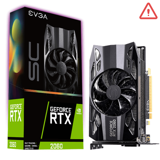 [06G-P4-2062-KR] Tarjeta de Vídeo 6GB GDDR6 EVGA GeForce RTX 2060 SC GAMING HDMI (Venta con Fuente de Poder EVGA)