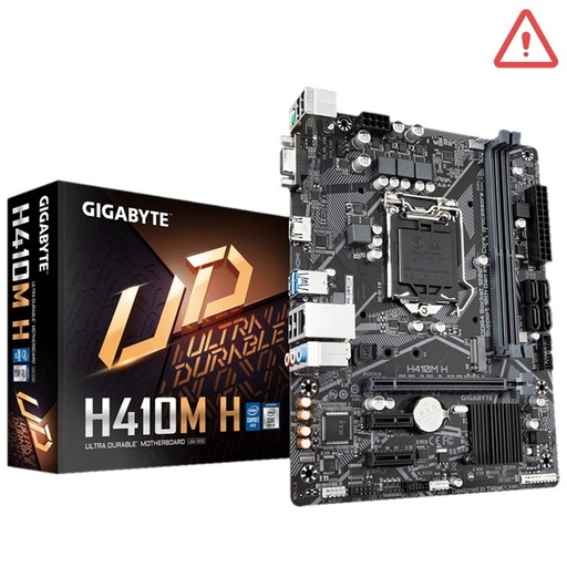 [H410M H] Motherboard Gigabyte H410M-H Socket LGA1200 10th Gen 2xDDR4 Micro-ATX (Venta con Equipo)