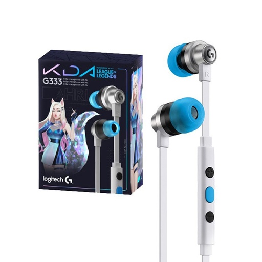 [981-000983] Audifonos Logitech 3.5mm in-Ear G333 KDA League of Legends con Micrófono