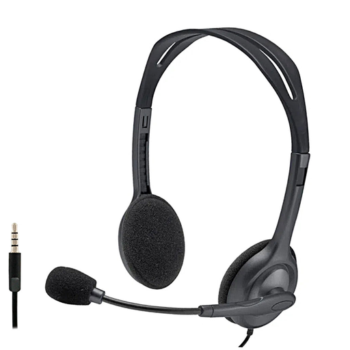 [981-000612] Audífonos tipo Headset Logitech H111 3.5mm con Micrófono Negro