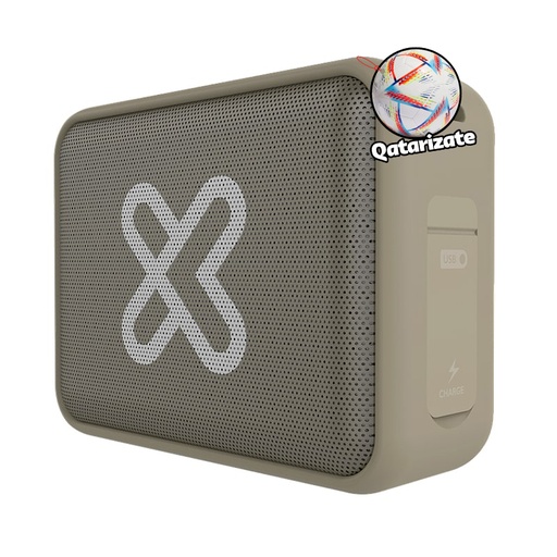 [KBS-025BG] Bocina Bluetooth Klip Xtreme Nitro 6W Beige