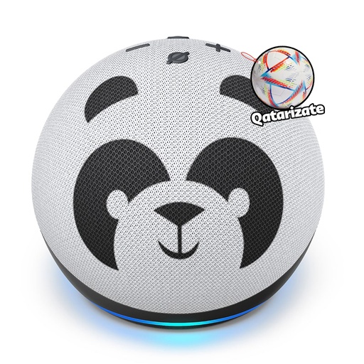 [840080575704] Bocina Inteligente Amazon Echo Dot (4th Gen) Panda con Alexa con Control Parental