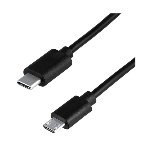 [ARG-CB-0065] Cable USB-C a Micro USB Argom ARG-CB-0065 3 Metros Negro