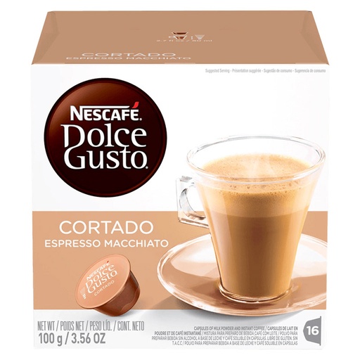 [12409490] Cápsulas Nescafé Dolce Gusto Cortado Espresso Macchiato