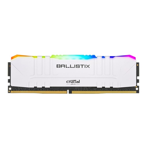 [BL8G32C16U4WL] Memoria DDR4 DIMM 8GB Crucial Ballistix RGB 3200MHz Blanco