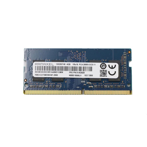 [01AG829] Memoria DDR4 SODIMM 4GB Ramaxel  2666MHz