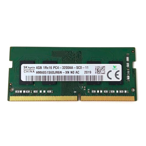 [HMA851S6DJR6N-XN] Memoria DDR4 SODIMM 4GB SKHynix 3200MHz Bulk
