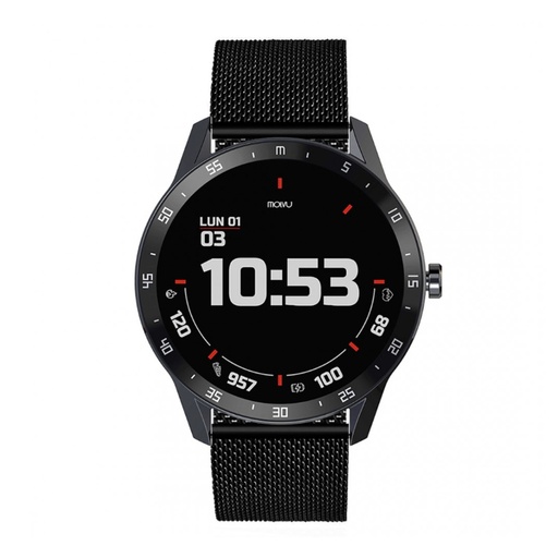 [T6INOXN] SmartWatch Molvu T6 Acero Inox